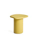 Kave Home Organische Bjizettafel Macarella Beton, 48 x 47cm - Mosterdgeel - ThatLyfeStyle