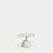 Kave Home Loungetafel Saura Terrazzo, 48 x 48cm - Wit - Vierkant