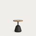 Kave Home Ronde Bijzettafel Saura Acacia, Ø43cm - Naturel