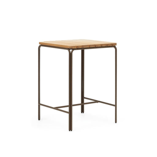 Kave Home Outdoor Bartafel Salguer Acaciahout, 70 x 70cm - Bruin - Vierkant - ThatLyfeStyle