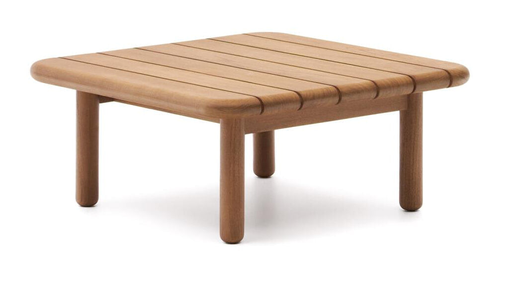 Kave Home Bijzettafel Turqueta Teakhout, 70 x 70cm - Vierkant