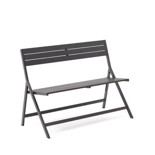 Kave Home Tuinbank Torreta 120cm - Donkergrijs - ThatLyfeStyle