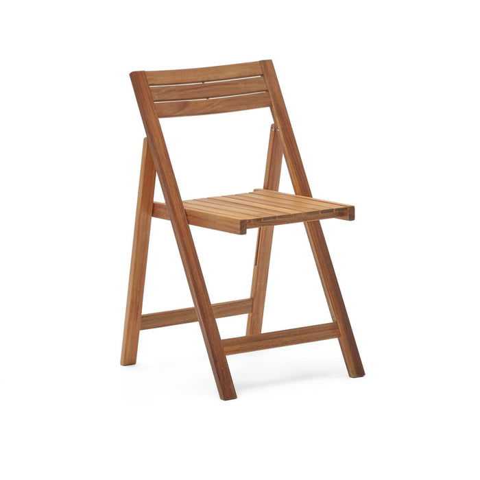Kave Home Opvouwbare Tuinstoel Sadirar Acaciahout - Bruin - ThatLyfeStyle