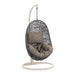 Kave Home Hangstoel Florina Met standaard - Antraciet/Beige