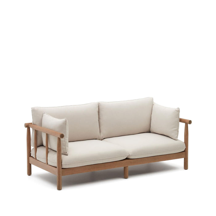Kave Home 2-zits Loungebank Sacova Eucalyptushout - Beige