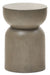Kave Home Ronde Bijzettafel Garbet Cement, Ø32cm - Grijs