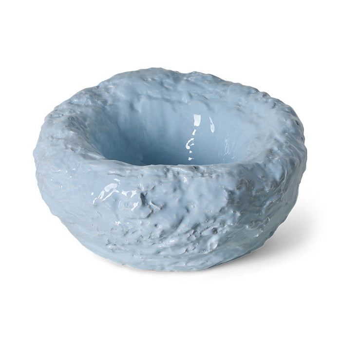 HKliving Kom Cloud Keramiek, 33 x 32cm - Sky Blue