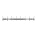 QUVIO Kapstok met 8 haken – Zilver – RVS - ThatLyfeStyle