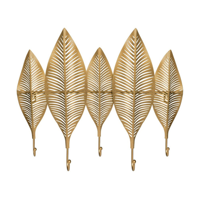 QUVIO Wandkapstok – 5 Veren en 5 haken - ThatLyfeStyle