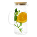 Krumble Karaf met handvat en deksel - Glas en hout - 1 liter