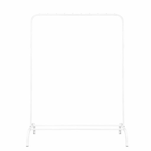QUVIO Kledingrek met schoenen opbergruimte - 40 x 110 x 150 cm - Wit