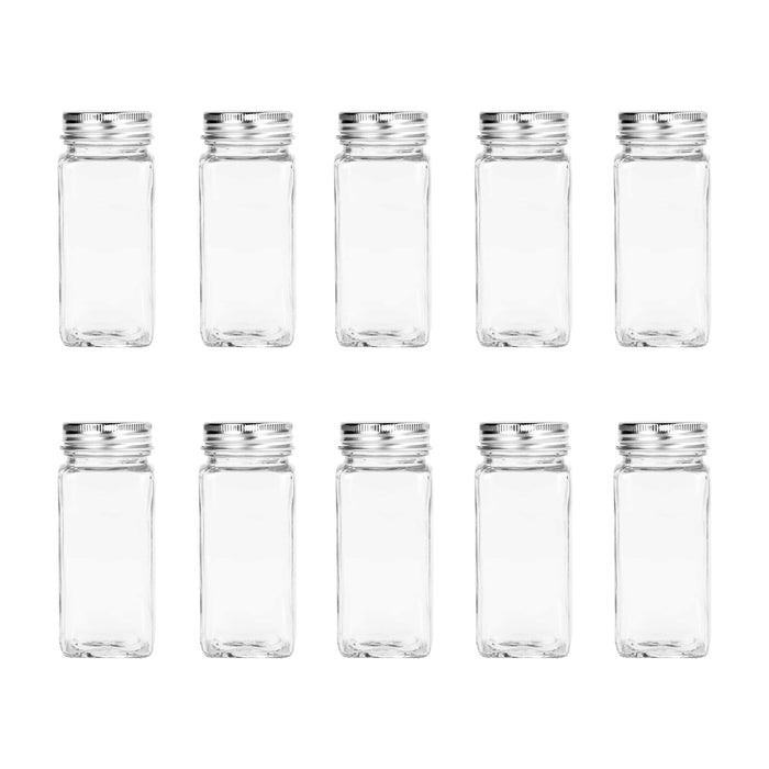 Krumble Kruidenpotjes set van 10 - Glas - 120 ml - Met deksel