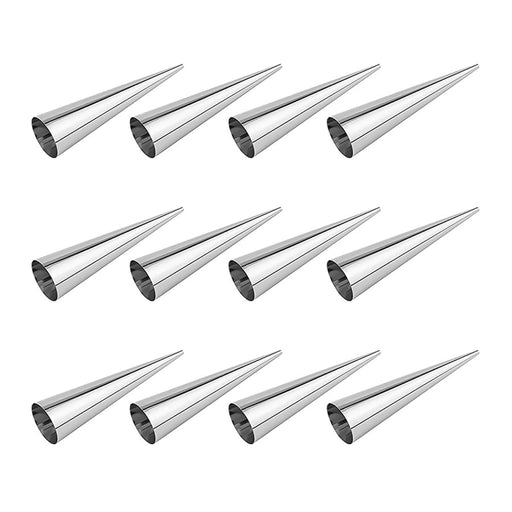 Krumble ijshoorn mallen - RVS - Set van 12 - 14 cm