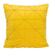 QUVIO Kussenhoes - Fluweel - 50 x 50 cm - Okergeel