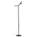 Kave Home Vloerlamp Orey Met verplaatsbare spot - Zwart