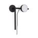 Kave Home Wandlamp Orey Met verplaatsbare spot - Zwart