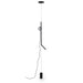 Kave Home Hanglamp/Vloerlamp Orey Met verplaatsbare spot - Zwart