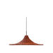 Kave Home Lampenkap Bladia Rotan, 70cm - Terracotta