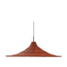 Kave Home Lampenkap Bladia Rotan, 90cm - Terracotta