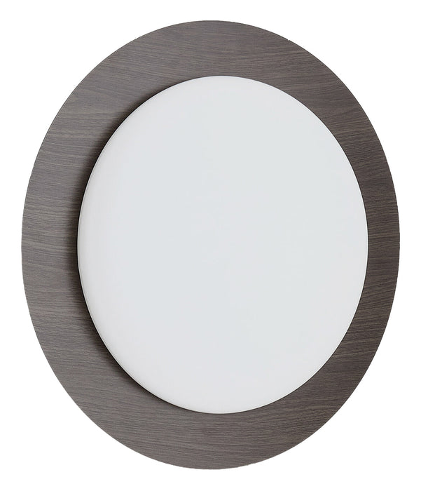 Kave Home Plafondlamp Novae Houtlook, 40cm - Bruin