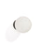 Kave Home Wandlamp Brisia Glas en metaal - Zwart