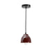 Kave Home Hanglamp Drava Keramiek - Donkerrood