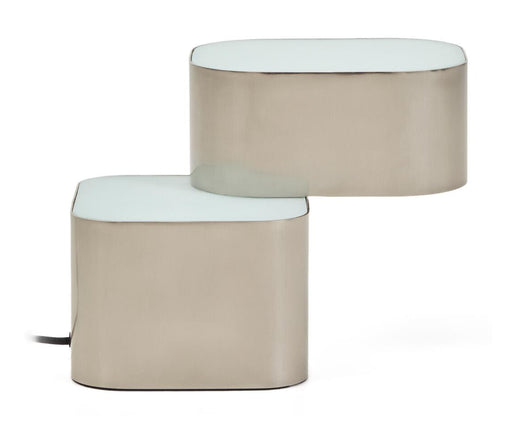 Kave Home Tafellamp Tandan 2-lamps - Grijs