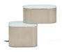 Kave Home Tafellamp Tandan 2-lamps - Grijs