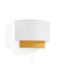 Kave Home Wandlamp Bianella Rib Velvet - Mosterdgeel
