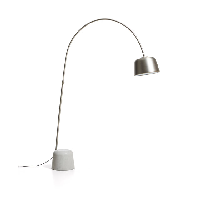 Kave Home Booglamp Arnolia Staal en marmer - Wit
