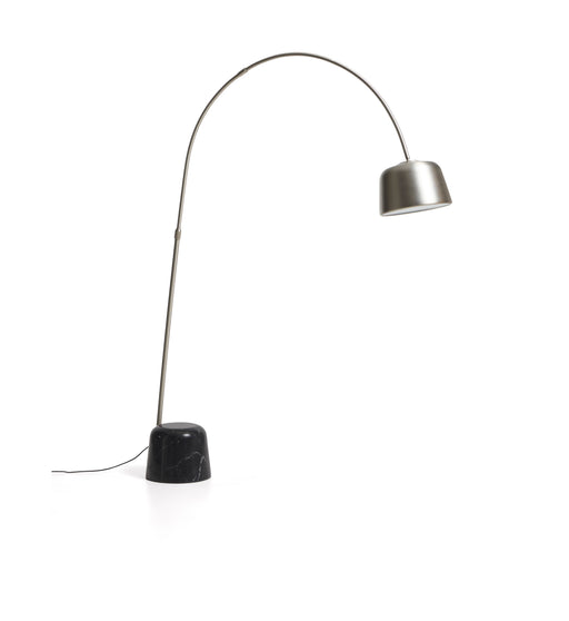 Kave Home Booglamp Arnolia Staal en marmer - Zwart