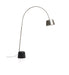 Kave Home Booglamp Arnolia Staal en marmer - Zwart