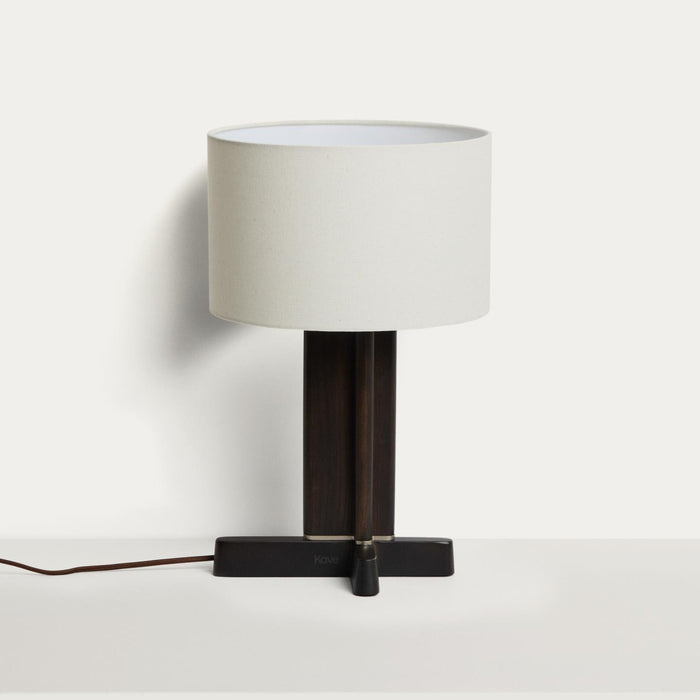 Kave Home Tafellamp Niani 48cm - Donkerbruin