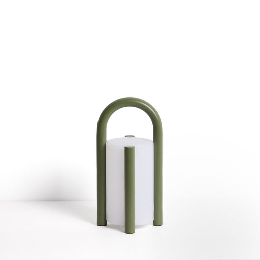 Kave Home Outdoor Tafellamp Leros Oplaadbaar - Groen