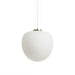 Kave Home Hanglamp Ardali Glas, Ø25cm - Wit
