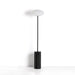 Kave Home Vloerlamp Idela Glas en marmer, 120cm - Zwart