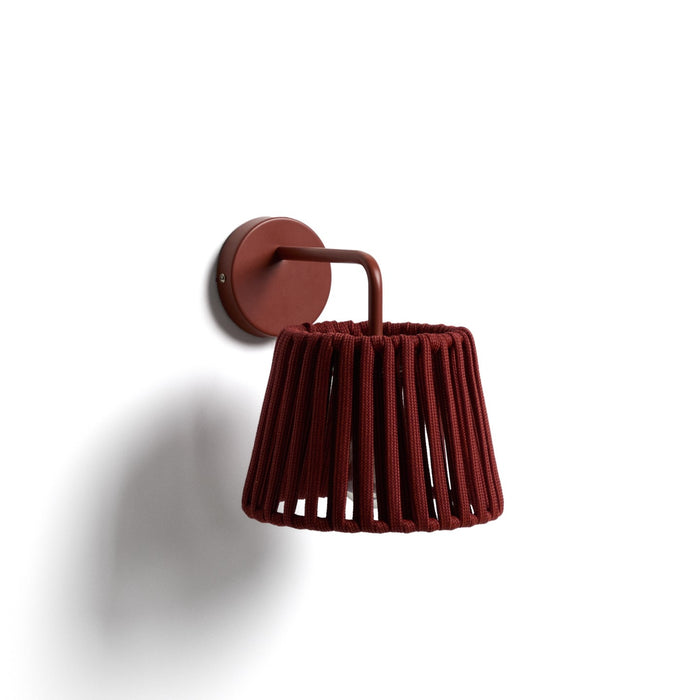 Kave Home Wandlamp Aldet Geweven touw - Terracotta