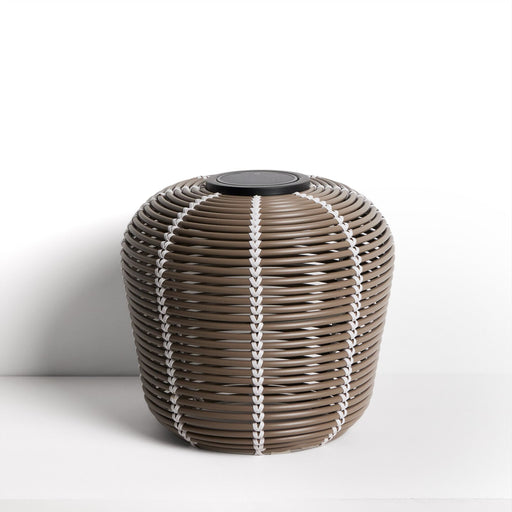 Kave Home Outdoor Tafellamp Garoina Op zonne-energie, 35cm - Taupe - ThatLyfeStyle