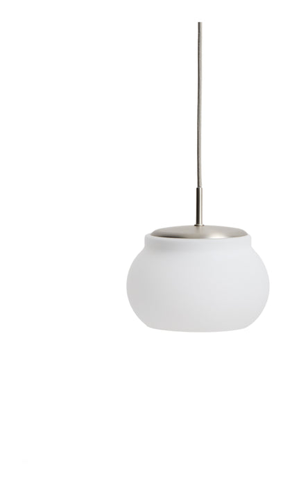 Kave Home Hanglamp Leruna Mat Glas, 20cm - Wit