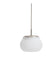 Kave Home Hanglamp Leruna Mat Glas, 20cm - Wit