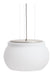 Kave Home Hanglamp Leruna Mat Glas, Ø40cm - Wit