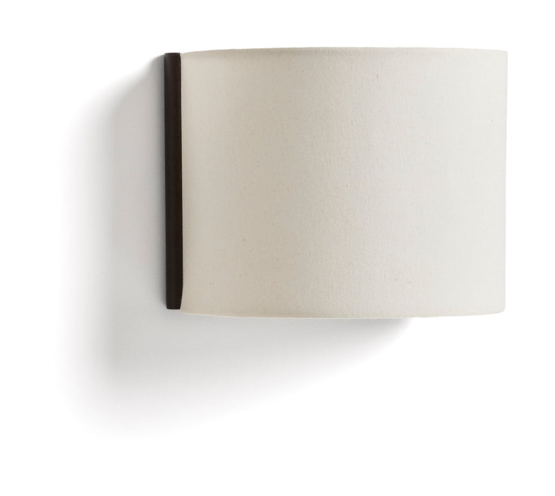 Kave Home Wandlamp Umbran Linnen - Beige/Donkerbruin