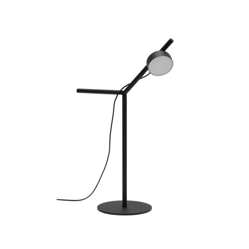 Kave Home Tafellamp Orey Met verstelbare spot - Zwart