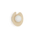 Kave Home Wandlamp Wilara Eiken en glas - Bruin