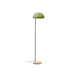 Kave Home Vloerlamp Catlar Essenhout en metaal - Groen