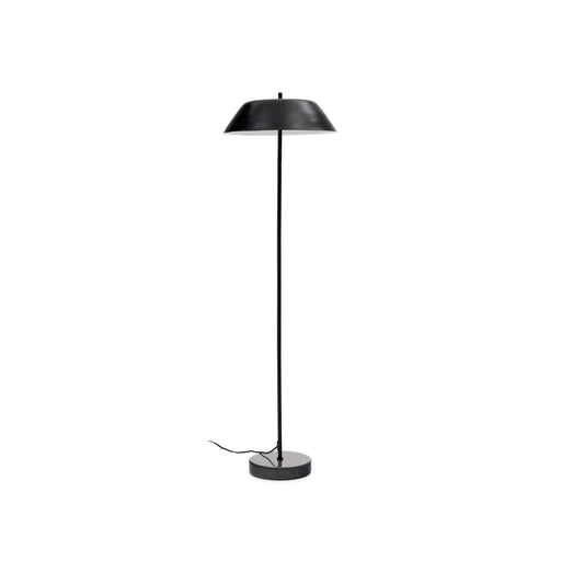 Kave Home Vloerlamp Sayra Marmer en metaal, 153cm - Zwart