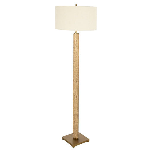 Richmond Vloerlamp Lorén Marmer en Bouclé - Wit