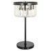 Richmond Tafellamp Bessy Crystal, 4-lamps - Zwart
