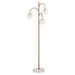 Richmond Vloerlamp Janou 3-lamps, 154cm hoog - Goud
