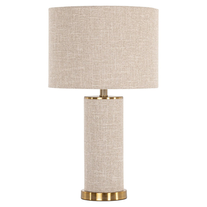 Richmond Tafellamp Joline Linnen (incl. kap), 60cm - Beige